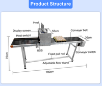 Volledig automatische eieren inkjet-stempelmachine logo HD-markering codering printmachines inkjetprinters voor kippeneieren