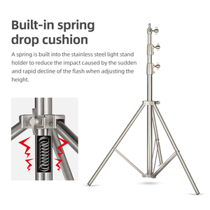 <span class=keywords><strong>Support</strong></span> <span class=keywords><strong>de</strong></span> <span class=keywords><strong>fond</strong></span> en acier inoxydable argenté 2,8 x 3 m pour studio photo - Product Image 5