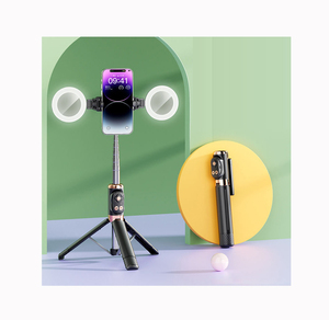 170Cm Có Thể Điều Chỉnh Có Thể Gập Lại Có Thể Điều Chỉnh Ảnh Tự Sướng Thanh Với Vòng Ánh Sáng Từ Xa Ngoài Trời Tripod Đứng - Product Image 1