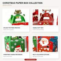 Maßgefertigte Hochwertige Kunstpapier-Geschenkbox mit Siebdruck und Umweltfreundlichem Design für Feiertagsverpackungen