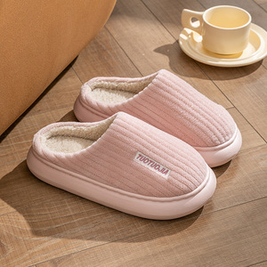Stay Warm <span class=keywords><strong>Alone</strong></span> Share Sweetness <span class=keywords><strong>Together</strong></span> Zapatillas de algodón de felpa antiestáticas para mujer Zapatillas de pareja mejoradas - Product Image 5