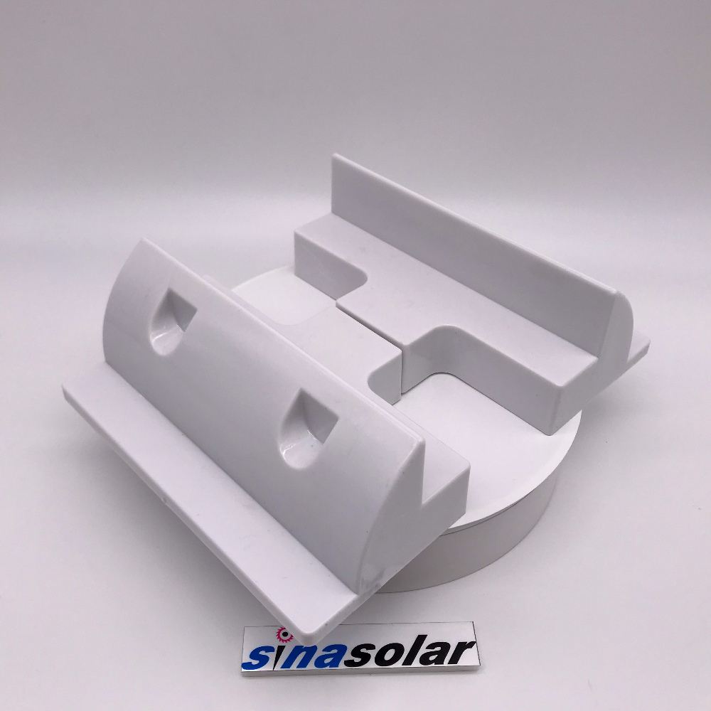 ABS Résistant Aux UV 180mm Blanc Côté Panneau Solaire Supports De Montage Spoiler Pour Toit Bateau Caravane