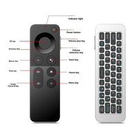 Control Remoto T1 2.4G Inalámbrico con Voz, Mini Teclado Air Mouse, Receptor USB para PC, TV Box y Proyector