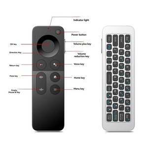 <span class=keywords><strong>Control</strong></span> Remoto T1 2.4G Inalámbrico con Voz, Mini Teclado Air Mouse, Receptor USB para PC, TV Box y Proyector - Product Image 2
