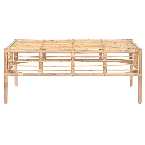 Tavolino da Caffè in Rattan Naturale 110x60x45 13:00 - Product Image 3