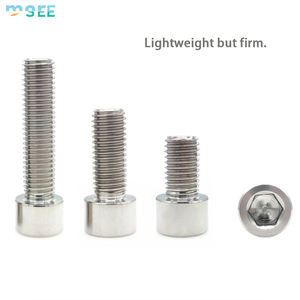 Tornillos de Titanio SeeMore con Cabeza Hexagonal, Acabado Liso, Tornillos de Titanio TC4 para <span class=keywords><strong>Bicicleta</strong></span> de Montaña, <span class=keywords><strong>Bicicleta</strong></span> de Carretera, Pinza de Freno de Disco, Vástago - Product Image 4