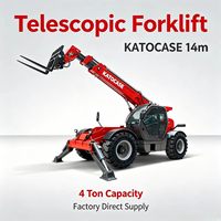 Chariot télescopique KATOCASE C1440, capacité 4000 kg, hauteur de levage 13,5 m, vitesse de levage 11-17,5 s, moteur Cummins, pompe, boîte de vitesses, haute capacité de charge