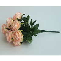 Rose artificielle fleur corail fleurs fleurs en soie avec longue tige Roses en soie pour mariage douche nuptiale fête décoration de la maison