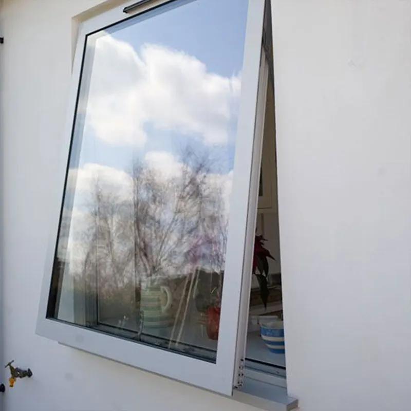 नई डिजाइन थर्मल टूट एल्यूमीनियम मक्खी स्क्रीन के साथ डबल ग्लास लटका खिड़की पनरोक पक्ष लटका खिड़की