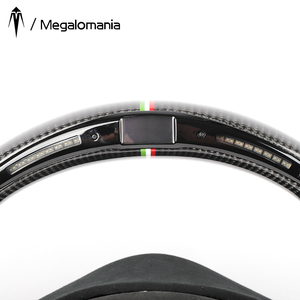 Volante de Fibra de Carbono Real con Alcántara para <span class=keywords><strong>Maserati</strong></span> GT GranTurismo Gran Cabrio Quattroporte, Volante con LED - Product Image 2
