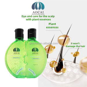 OEM fabbrica senza <span class=keywords><strong>ammoniaca</strong></span> permanente 3 in 1 colorante per capelli colore nero tinture per capelli Shampoo 100ml * 2 - Product Image 6