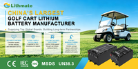 Аккумуляторная батарея Lithmate LiFePO4 для гольф-каров с высокой мощностью 36В 48В 72В 60В 105Ач, литиевая батарея для гольф-каров