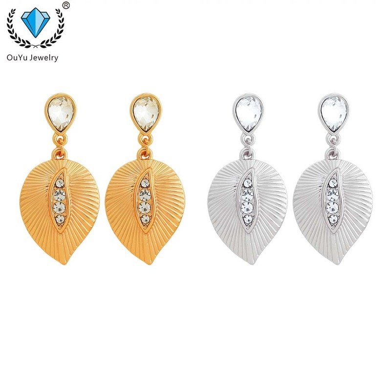 Earrings Fashion Korean Cute Leaf Shape