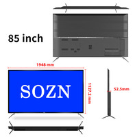 Televisor LED Inteligente Android de 85 Pulgadas Personalizable OEM, Televisor 4K con Pantallas de 32'', 40, 43, 50, 55, 60, 65, 75 Pulgadas, Televisor Inteligente 4K de 85 Pulgadas