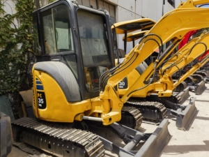 Miniexcavadora Komatsu PC35MR Japonesa a Precio Económico, Miniexcavadora Komatsu PC35MR Usada en Venta - Product Image 4