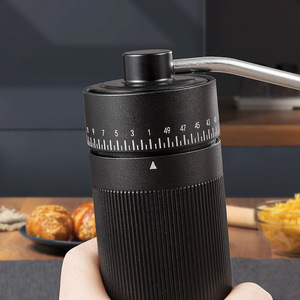<b>Mini</b> Manual Coffee Beans Stainless Steel Core Coarse/Fine Adjustable Settings Hand Crank External Adjustment 35g External Vertic - Product Image 2