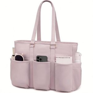 Women's <b>Large</b> Capacity Multi-Pocket Work Tote <b>Bag</b> Lightweight Shoulder Handbag for Daily Use - Product Image 1