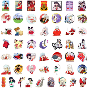 Paquete de 50 Pegatinas de Vinilo Removibles a Prueba de Agua de Anime Dr. Stone, Inuyasha y AOT para Teléfono, Laptop, Equipaje, Botella de Agua, Decoración de Diario - Product Image 3