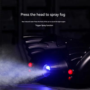 1:24 pressofuso Bat man Chariot in lega <span class=keywords><strong>auto</strong></span> modello giocattolo in plastica con suono e luce porte Pullback aperte per la decorazione - Product Image 3