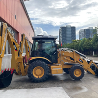 Chargeuse-pelleteuse CAT 420F, moteur puissant C44, équipement de construction multifonctionnel pour le creusement et le chargement