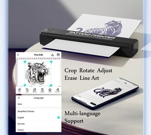 Mini A4 không dây máy in nhiệt có thể kết nối với điện thoại di động Hot Bán A4 Tattoo Máy in - Product Image 5