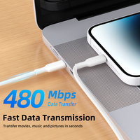 Certificado MFI 1m/2m/3M 20W USB C a MFI tipo C PD Cable de carga rápida para iPhone 11 12 13 14 15 16 pro Max