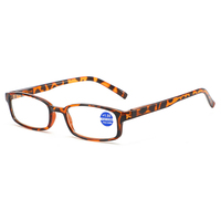 Pc matériel carré cadre bleu lumière bloquant presbytie unisexe lunettes correctrices lunettes de lecture
