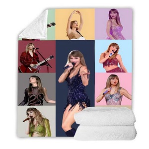 Manta Taylor personalizada manta Swifty pegatina Collage manta regalo para su regalo de cumpleaños regalo Swiftys TS - Product Image 2