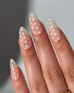 <span class=keywords><strong>Uñas</strong></span> Postizas Francesas con Micro Puntos, Línea de Sonrisa Blanca Clásica con Mini Puntos, Toque Fresco en el Clásico Francés - Product Image 3