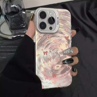 Arcs japonais remuer étui de téléphone mignon élégant pour iPhone 16 15 14 13 12 11 Pro Max/Pro/Plus Anti-chute couverture arrière souple