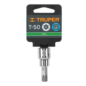 BOX 6 Douille Torx T-50, entraînement 3/8'', TRUPER - Product Image 4