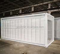 Villa préfabriquée de luxe minimaliste entièrement meublée avec plusieurs chambres, maison conteneur extérieure, maison modulaire extensible de 20 pieds