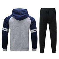 Nouvel ensemble de chandails rayés de couleur d'automne et d'hiver pour hommes de sport et de fitness