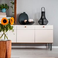 YOYOW Moderne Eisen Verstellbare Teleskopische Schwerlast-Möbelbeine Einfache Installation für Schlafzimmermöbel-Sofa Couchtisch Fernseher