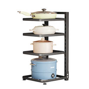 <span class=keywords><strong>Estante</strong></span> de cocina <span class=keywords><strong>para</strong></span> el hogar, <span class=keywords><strong>estante</strong></span> <span class=keywords><strong>para</strong></span> ollas multicapa, encimeras multifuncionales debajo del gabinete del fregadero, ollas y sartenes bilaterales - Product Image 5