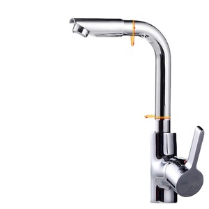 Grifo de Cocina Monomando Giratorio 360 Grados, Montaje en Encimera, Válvula Cerámica, 1.0-1.9 Galones/Minuto, Cuerpo de Cobre - Product Image 5