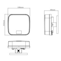 Luces de remolque inalámbricas de 10-30V para luz de matrícula, Kits de luz trasera Led magnética con control remoto