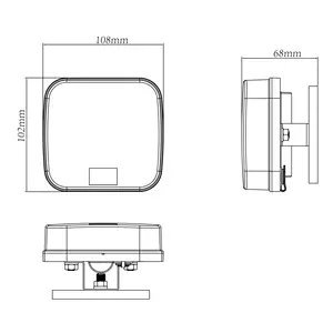 ไฟรถพ่วงไร้สาย 10-30v สําหรับหยุดเลี้ยวป้ายทะเบียนแม่เหล็ก LED ไฟท้ายชุดพร้อมรีโมทคอนโทรล