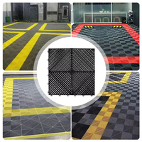 Dalles de sol de garage en PP PVC durables et mobiles, dalles de sol de garage en PVC design
