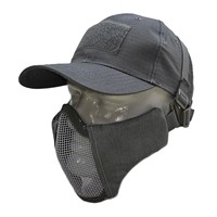 Gorro Táctico Avanzado de 6 Paneles de Nailon Unisex con Ajuste Ajustable para Entrenamiento de Seguridad y Deportes al Aire Libre