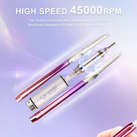 2025 nouveauté 45000 tr/min 85w Nail Tech perceuse Machine professionnelle électrique Rechargeable sans fil E fichier manucure perceuse