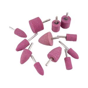 Tête de meulage en céramique en forme de T à tige de 3mm, meule abrasive <span class=keywords><strong>Dremel</strong></span> Die Grinder Tool for Metal - Product Image 5
