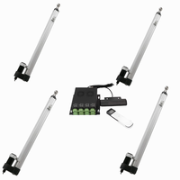 Actionneur linéaire 12V 24V 15000N avec synchronisation de quatre unités par commande unique pour l'automatisation industrielle
