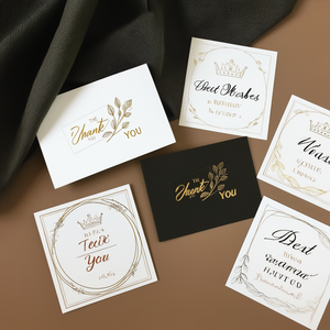 Nizza Qualität kunden spezifische Logo-Größen Drucken Recycling-Papier Flyer Geschenk Gruß Postkarten Danke Geschäft Danke Karten - Product Image 1