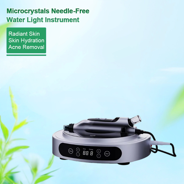 2026 Newest Needle-Free Water Light Microcrystals Machine Non-invasive Anti Aging Whitening Wrinkles Machine Skin Tightening