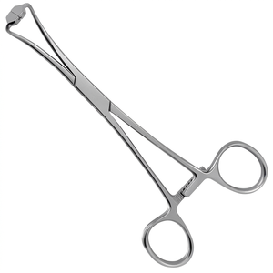 Pinzas para toallas Peers-Bertram de 14.5 cm |   Pinza Quirúrgica de Acero Inoxidable con Puntas Serradas y Ranuras para Uso en Quirófano, Certificación CE - Product Image 1
