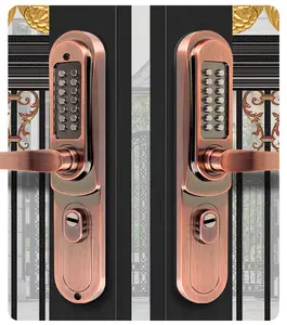 Serratura e chiave meccanici della serratura di porta senza chiave all'aperto della serratura a combinazione impermeabile della lega di zinco