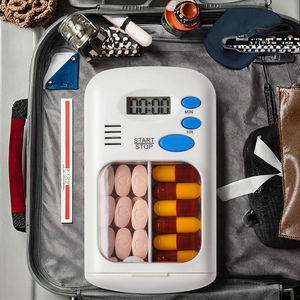Boîte à médicaments électronique portable avec minuterie d'alarme, rappel intelligent de médicaments, étui de rangement pour sous-emballage pour les fournitures de santé - Product Image 5