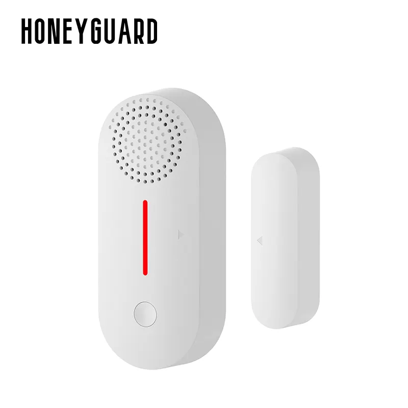 HONEYGUARD HSA028 Tuya WiFi Door Window Sensor Door Open Closed Detector Sound Alarm Timed Arm Disarm Home Security Alarm Sensor