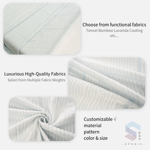 제조 업체 직접 판매 방수 경량 100% 폴리에스터 자카드 통기성 니트 매트리스 티킹 원단 230 g/m - Product Image 6